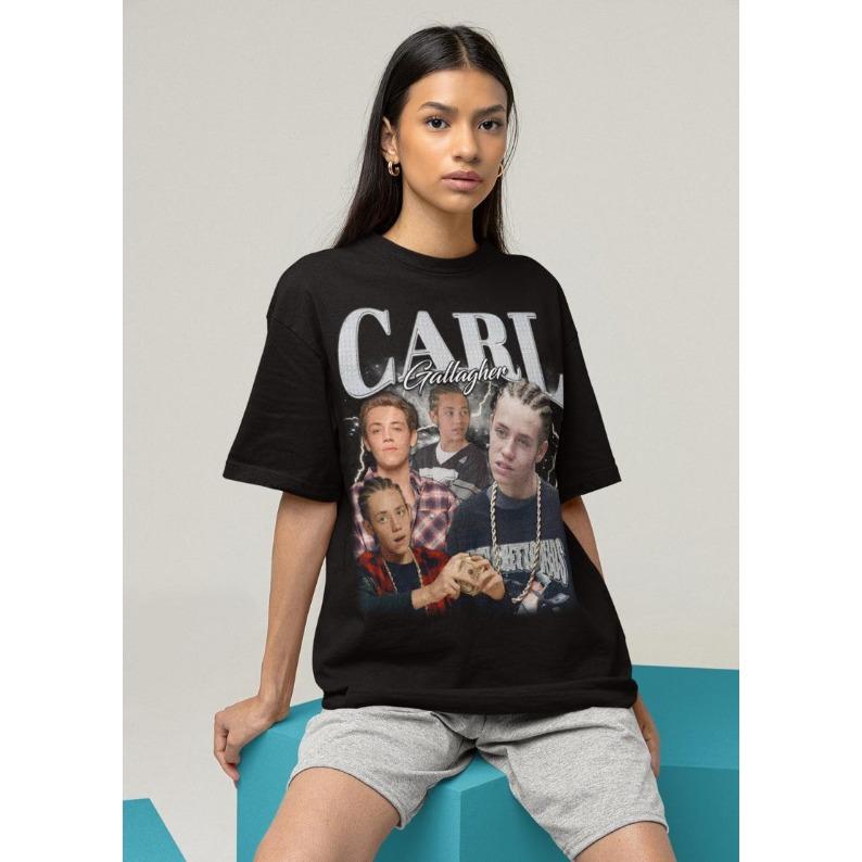 

2026 Summer Fashion Trendy Tee Men Women Vintage Top Carl Gallagher Shirt, Shameless TV Show Fan Apparel Hip Hop Streetwear Oversized Tshirt 4XL