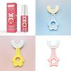 And Safe U-shaped Toothbrush For Kids Aged 2-12 With Food-grade Silicone**