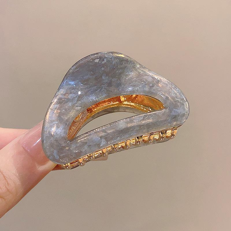 Ретро французская зажим-краб из ацетата целлюлозы, маленький размер, небольшой объем волос, зажим-акула, ощущение высокого качества, такой же зажим.