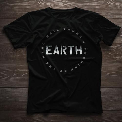 Neil Young & Promise of the Real, Lukas Nelson Earth Unisex T-Shirt Size Unisex T-Shirt