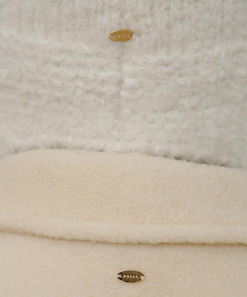 REORG Soft Earflap Hat Cozy Ivory