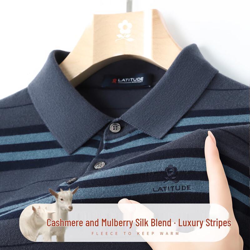 

MONTAGUT Men s Fall Cashmere Silk Blend Pullover Sweater 4XL