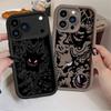 Funny Pokemon Gengar Phone Cover Case for Apple iPhone 17 Pro Max 16 XR 13 Mini 11 Air 16e 14 Plus 15 12 XS