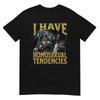 Ich habe homosexuelle Neigungen Lustiges Hartes Skelett Meme T-Shirt