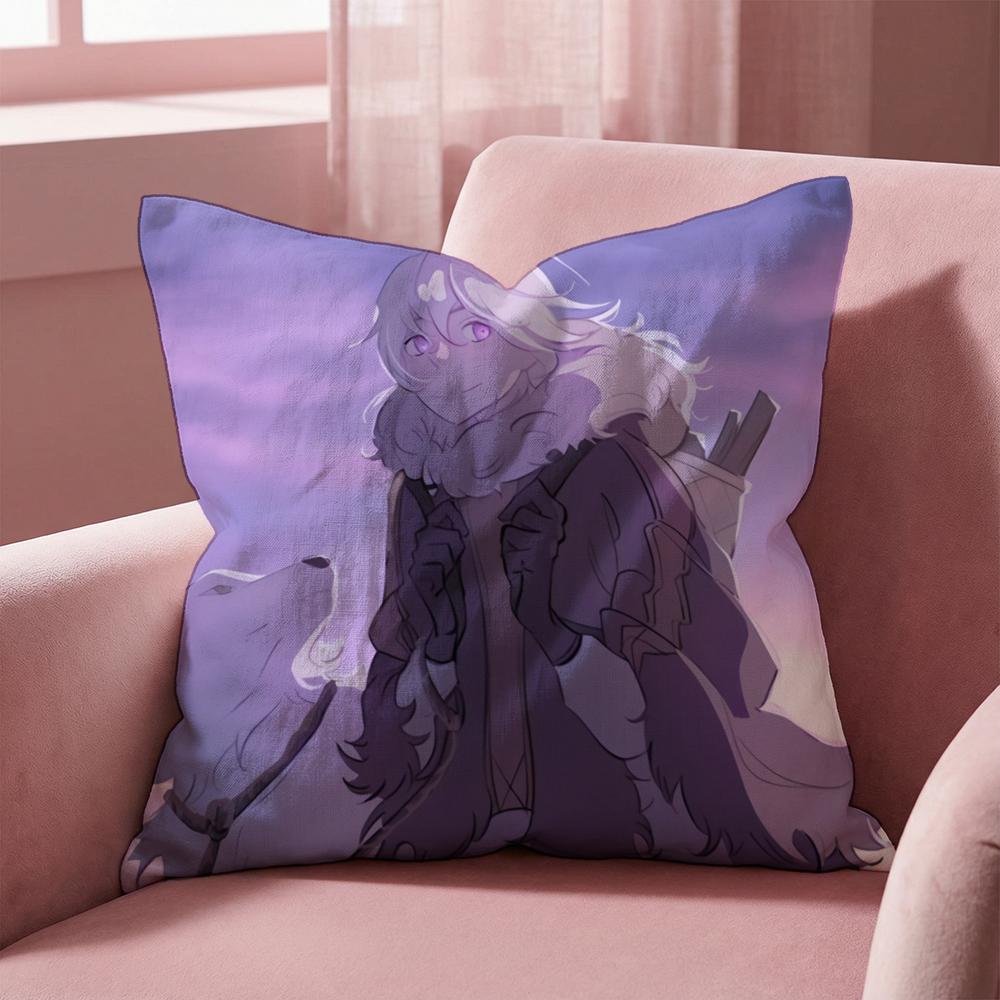 Anime To Your E-Eternity Cushion Cover Multi-Scene Pillow Cover for Home & Car - Reversible, Soft & Durable for Daily Use