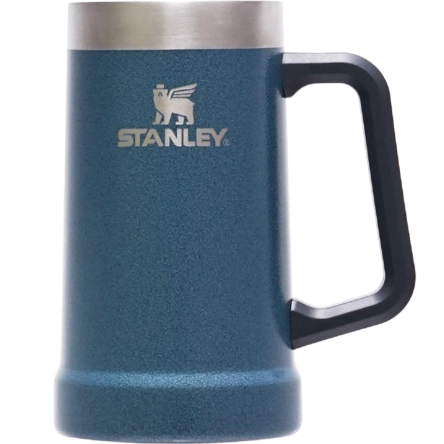 

STANLEY Vacuum Hammertone Lake Beer Vacuum Stainless Keeps Drinks Outdoor Dishwasher Warranty Japanese Mug, 0.7L, Blue, Mug, Insulated, Steel,