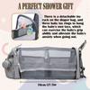 Large Capacity Mommy Bag Multifunctional Travel Diaper Backpack Portable Diaper Pad Stroller Straps Thermal Insulation
