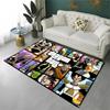 Cartoon D-Dragon Ball Anime Spiel Teppich für Spielzimmer Schlafzimmer Wohnzimmer Sofa Heimdekor, Kinder Teppich Rutschfeste Bodenmatte