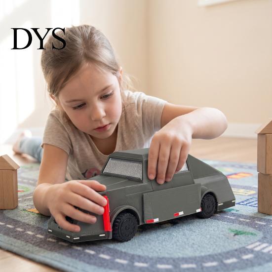 Extreme Weather Collectible 3D Printed Storm Car Model with Rotating Wind Sensor and Rollable Wheels, Detailed Armor Vehicle Realistic Tornado Replica