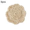 [Vintage Coasters] 2/4/6/10pcs Vintage Floral Crochet Coasters | Perfect for Coffee Table, Wooden Table,Kitchen Decoration