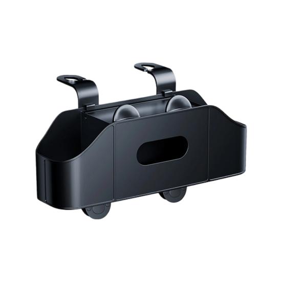 

Органайзер на заднє сидіння автомобіля з тримачем для склянки, коробкою для серветок, багатофункціональний, універсальний, гачок для підвішування на підголівник сидіння автомобіля, аксесуари для автомобіля