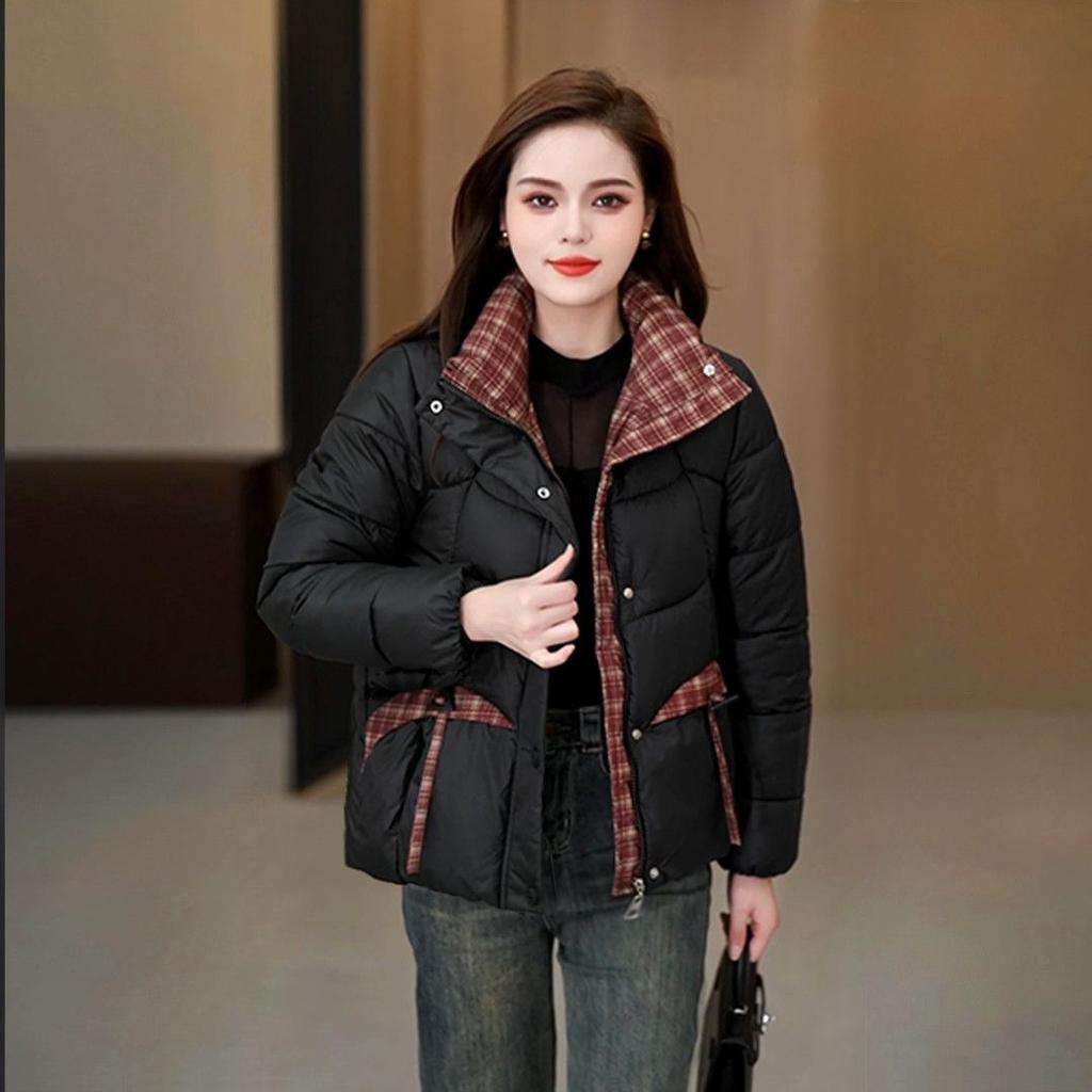 Fashion Short Cotton-padded Coat Ladies Winter  New Thick Down Jacket Women Parkas Casual Outcoat Western Style Overcoat Top