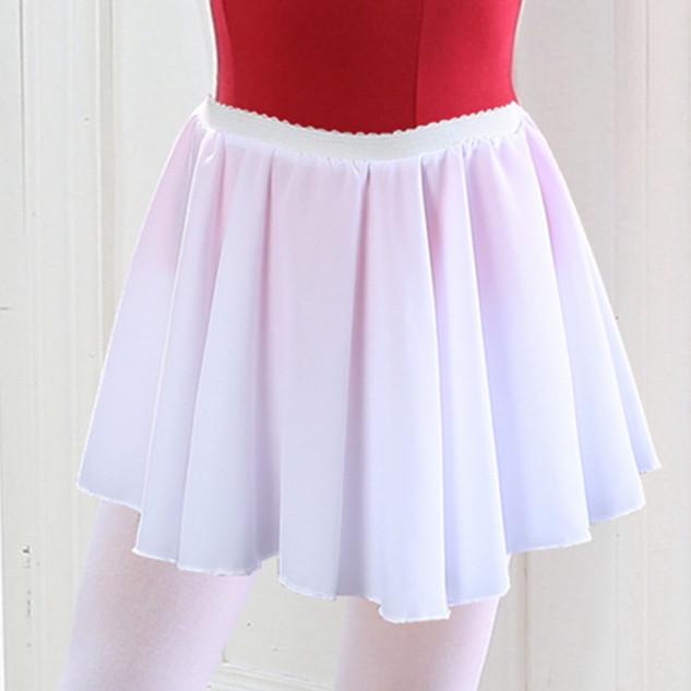 Vielseitige und elegante Kinder-Tanzrockschürze aus 100D-Chiffon