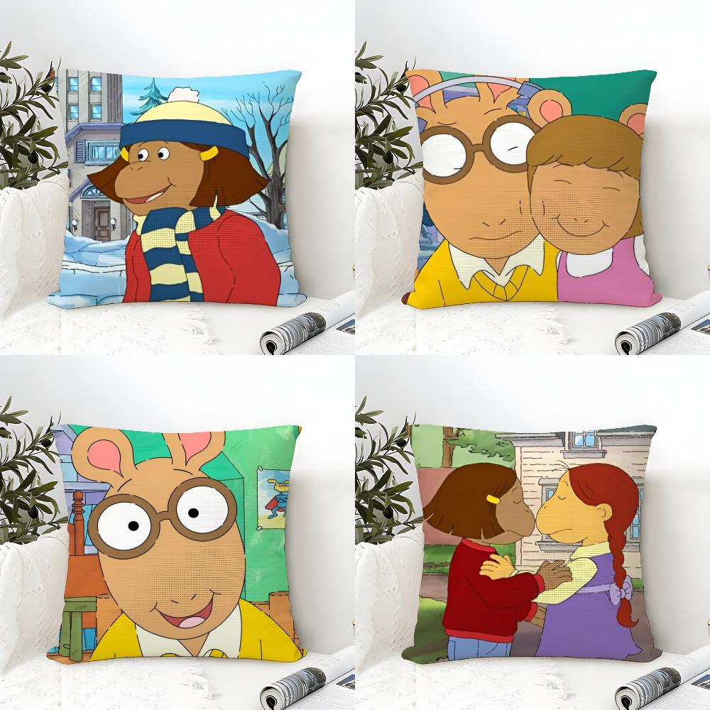 Arthur Pillow Case Linen Cushion Covers For Decorative Sofa Home Pillows Case Car Chair Pillows Cases