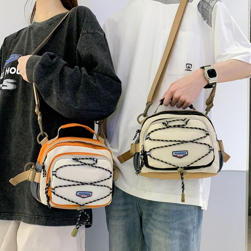 School bag Korean version versatile anti-splashing messenger bag mountain multi-purpose lightweight small bag casual personalized sports shoulder bag