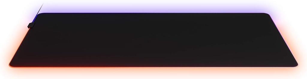 SteelSeries Gaming RGB Rubber x 59cm x QcK Prism 3XL 63512 Mousepad, Large, Illuminated, Non-Slip Base, 12.2cm 0.4cm,