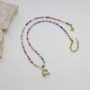 Colorful Beaded Letter Initial Necklace for Women Personalized Gold Color Alphabet Charm Handmade Boho Fashion Jewelry Gifts