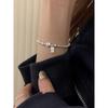 Simple Beaded Coiled Kitten Eating Fish Bracelet Cold Wind Temperament Niche Exquisite Versatile Bracelet