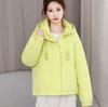 Han Fan Color Casual Two-Cotton Jacket Women's European Products Spring New Hooded Long Sleeve Padded Cotton Age-Reducing Outerwear Tide