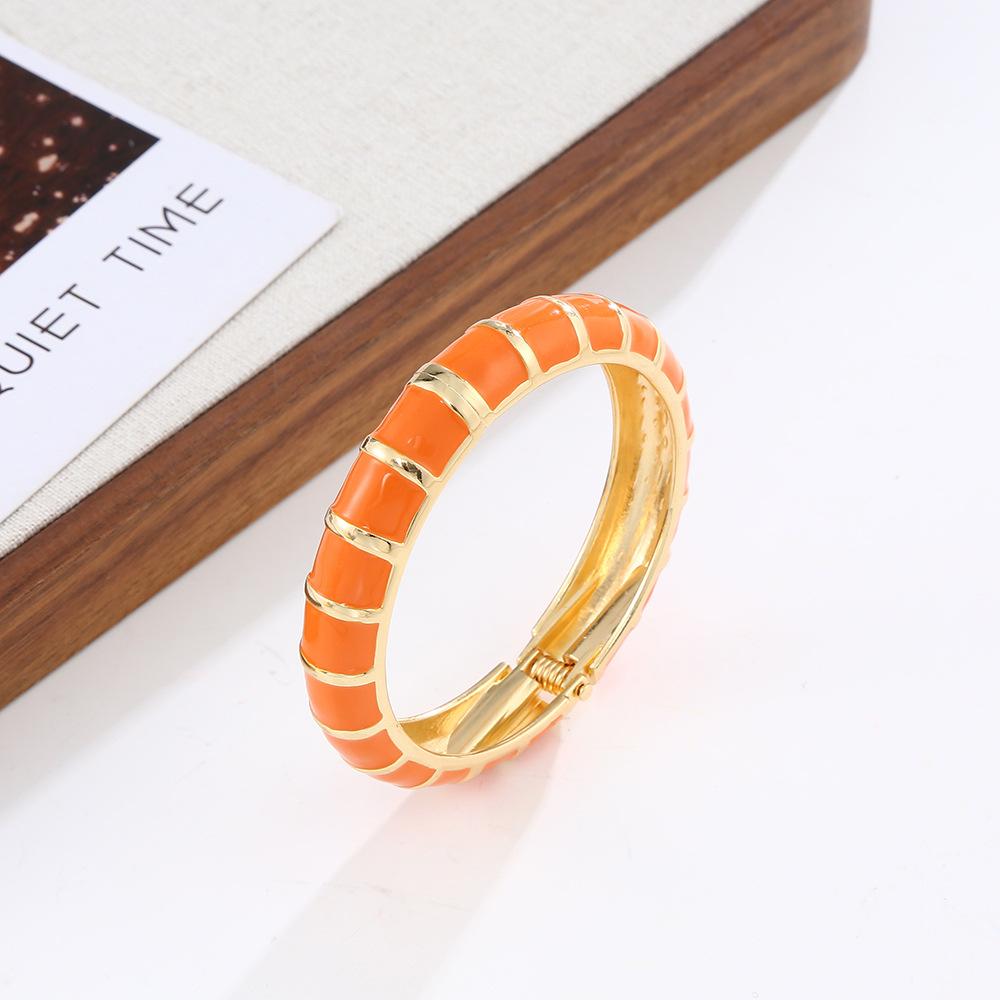 DIEZI Bracciali a Manetta Smaltati Bohemien 11 Colori Hip Hop Geometrici Irregolari Colore Oro Metallo Bracciale Largo Per Donne Uomini Gioielli