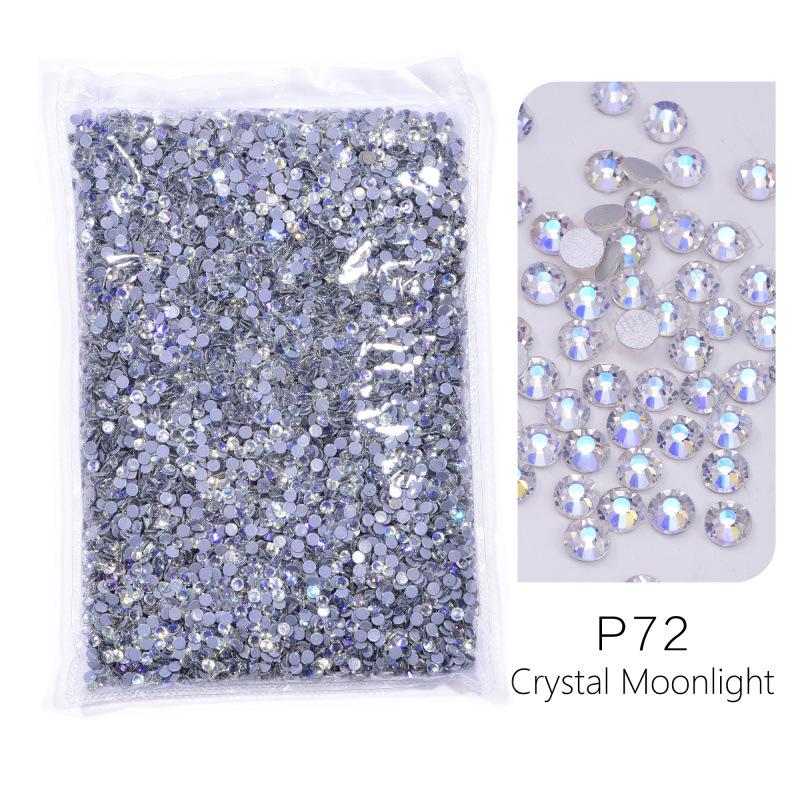 Large Packaging Uniform Glass Imitation Austrian Hot Diamond, Hot Melt Adhesive Bottom Diy Clothing Shoes And Hats Jewelry Rhinestone