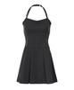 Zero Planet Darling Bustier Pleated Mini Dress [Charcoal]