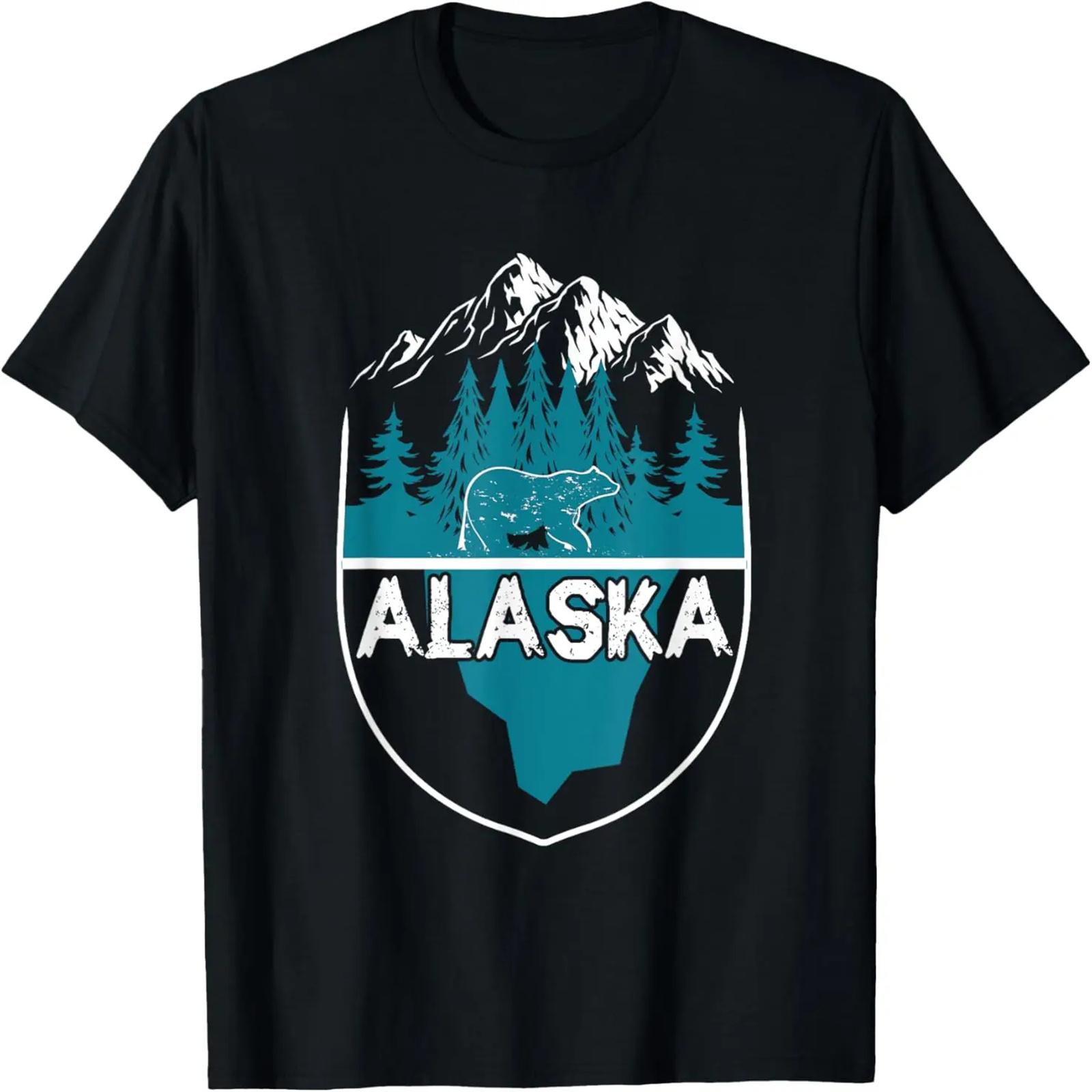 Футболка Alaska Bear _ Nature Аляскинские горы S