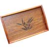 Solid Wood Serving Tray,Wooden Trays for Tea/Coffee/Wine/Food-Used As Rectangular Wooden Platter/Decorative Tray/Breakfast Tray/Party