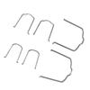 154 23 Radiator Hose Clip Replacement Parts, Metal Retaining Spring Clips for E39 E38 E60 E90 Vehicle Cooling System Use Tasks