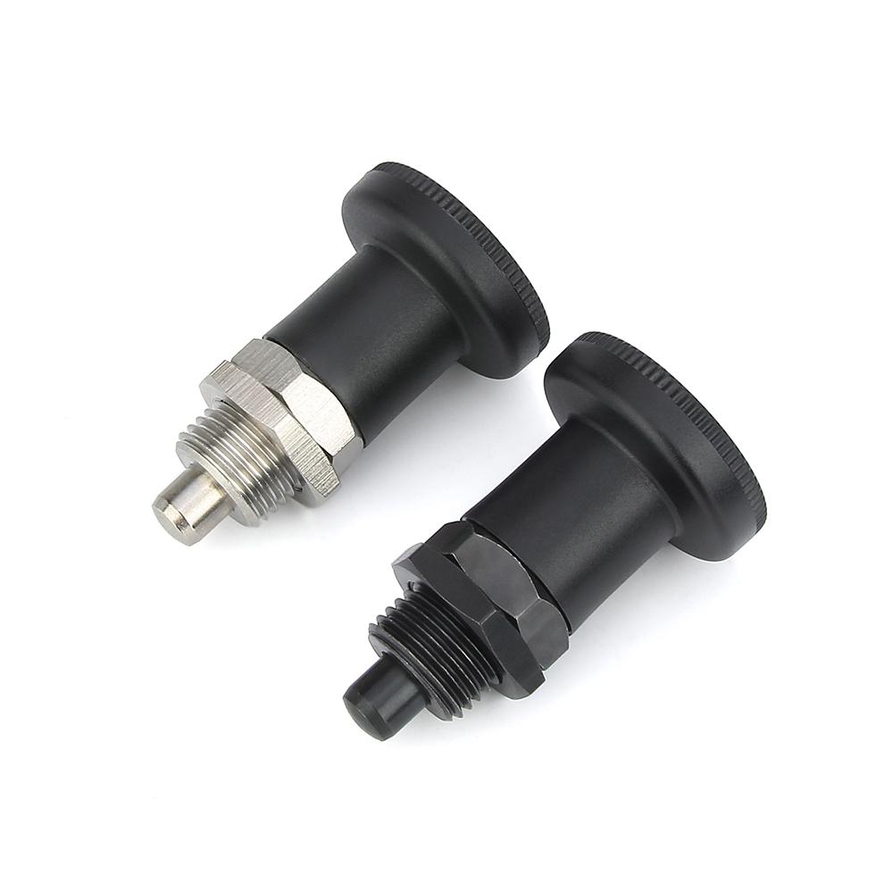 M12/M16 Fine Thread Stainless/Carbon Steel Locking And Positioning Index Bolts KST216 Three Colors Plastic Knob Indexing Plungers