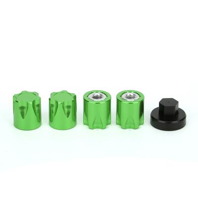 4 Stück Radkappenmitte M4 Mutter Passend für Traxxas TRX4 für Axial SCX10 90046 D90 für Tamiya