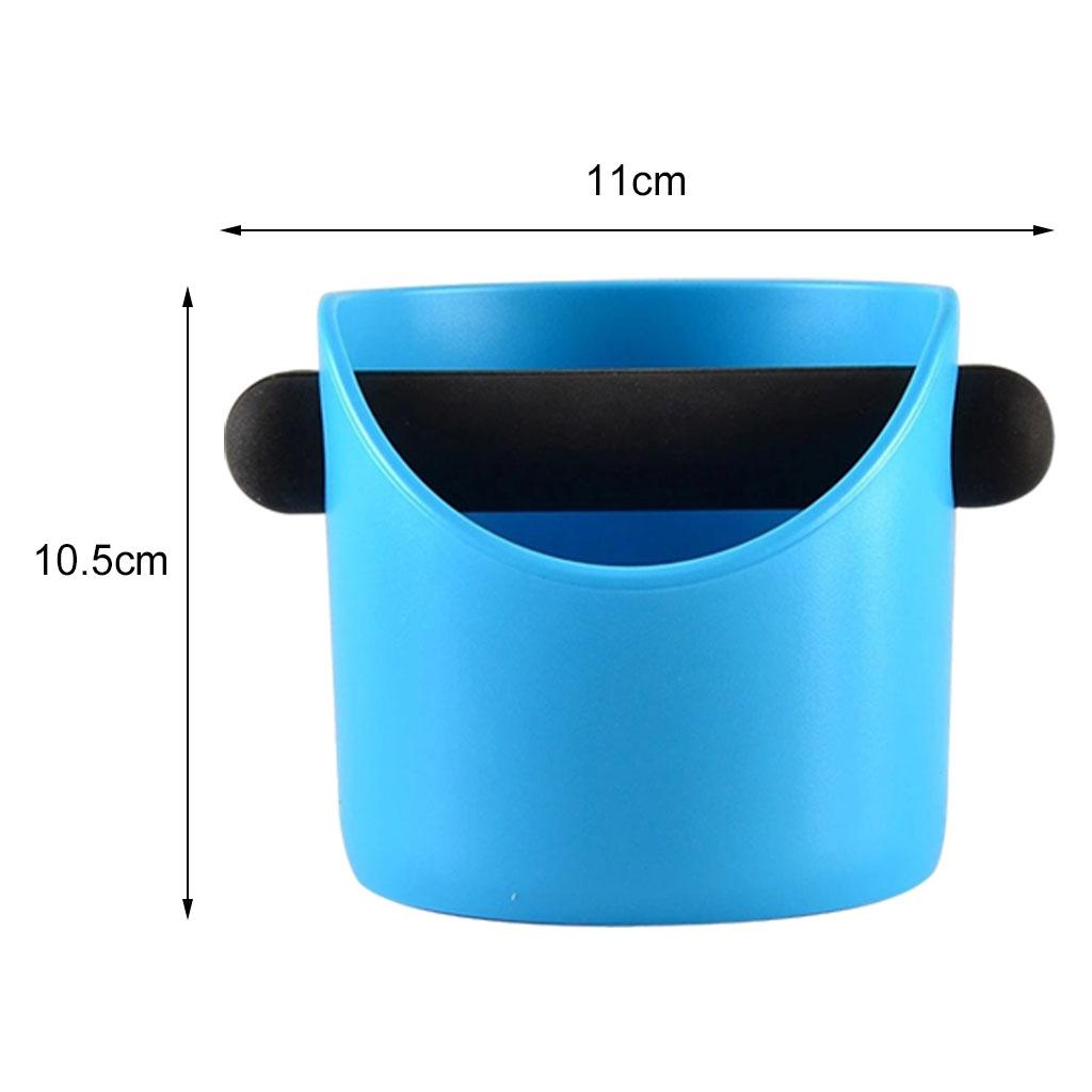 Coffee Knock Box Black Anti Slip Coffee Grind Dump Bin With Detachable Knock Bar Residue Box Coffee Tools Cafe Accessories