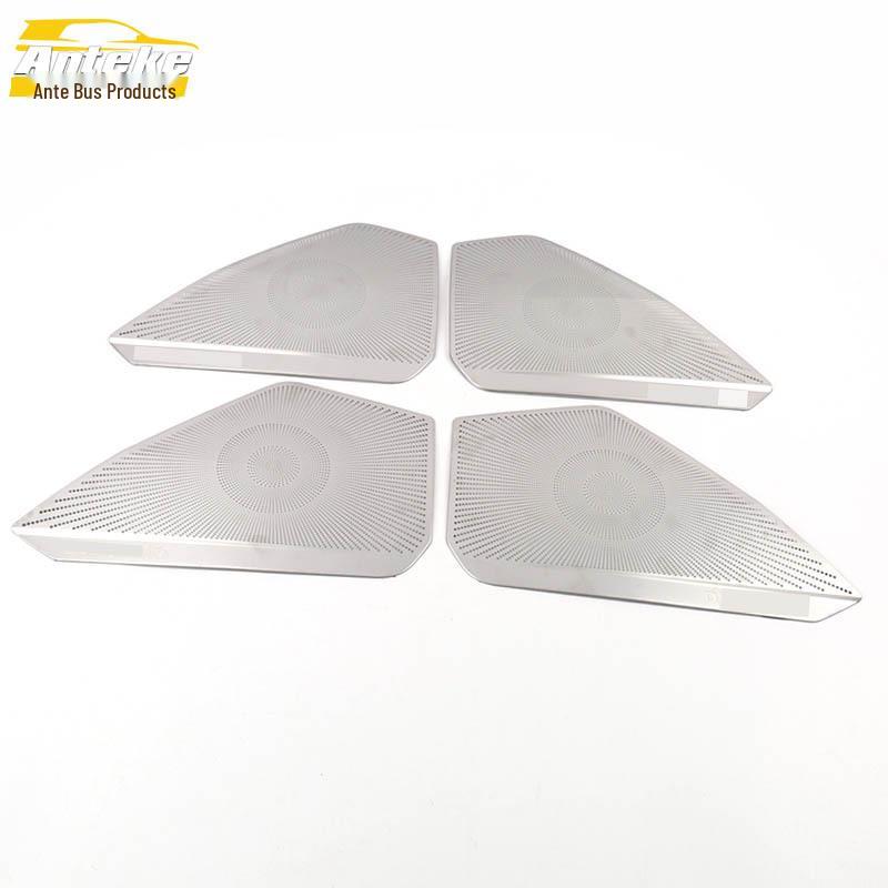 Stainless Steel Speaker Covers for 18/20 Tiguan - Four-Door Decorative Audio Box Stickers