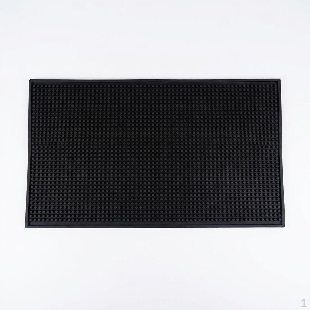 Service Mat for Food Service, Bar Bartenders, Textured Non Slip Mat, Easy Clean Spill