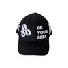 Street Three Dimensional Embroidered Letters Couple Flat Brim Hat Baseball Cap New Style Versatile Trendy Baseball Hat Men and Women