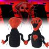 Gruseliges Horror-Spiel Plüschtier Der Gekochte Dunkler Stil Stoffpuppe Rot Schwarz