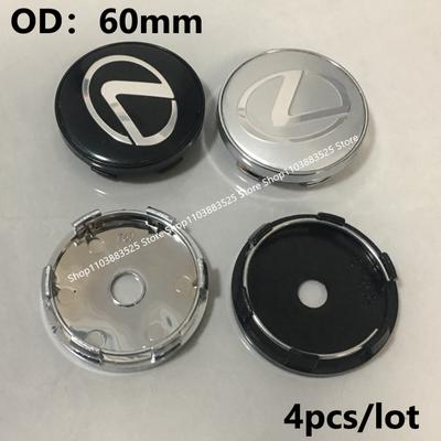 4 Stück 60mm Modifizierte Radnabenabdeckungen für Lexus F SPORT GX460 Ct200 IS200 ES IS200 RX300 NX RX UX CT LC RC GS GX IS LS LX