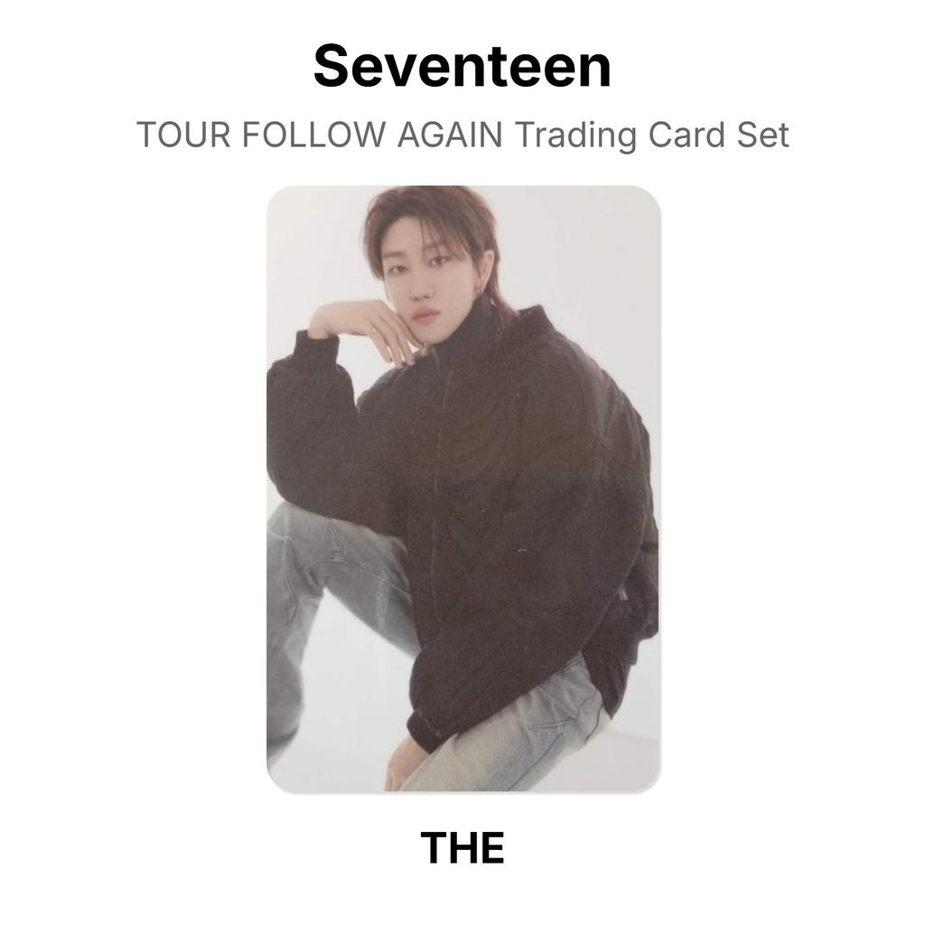 Seventeen TOUR FOLLOW AGAIN Trading Card Set Official Photocard