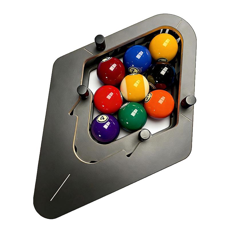 Professional Pool Ball Rack Adjustable 8 9-Ball Triangle For Tournament Play Heavy Duty Billiard Accessories 1Pc