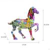 Colorful Horse Figurine Collectible Combination Miniature Table Decor Collector' for Gifts and