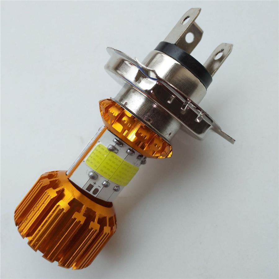 Eight Sides 360° H4 LED 6000K Motorbike ATV Headlight 80W 8000LM Hi/Lo Beam Bulb
