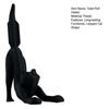 Cat Toilet Paper Holder Desktop Fun Roll Paper Holder Black Leopard Cat Toilet Roll