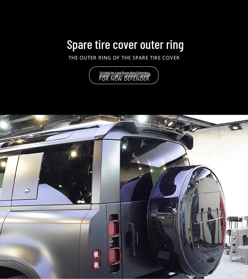 Land Rover Defender 90/110 Spare Tire Cover Outer Ring Off-Road Accessories (2020-2025 Models)