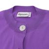 Nagonstans Women's Cotton Form-Sleeve Cardigan, Purple, Size M, 24 Stainless Steel, 470HS870-1360 Tops M purpleUsed
