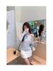 Pure Desire Off-the-Shoulder Striped Lace Patchwork Slimming Top - 2026 Summer Women's Chic Style