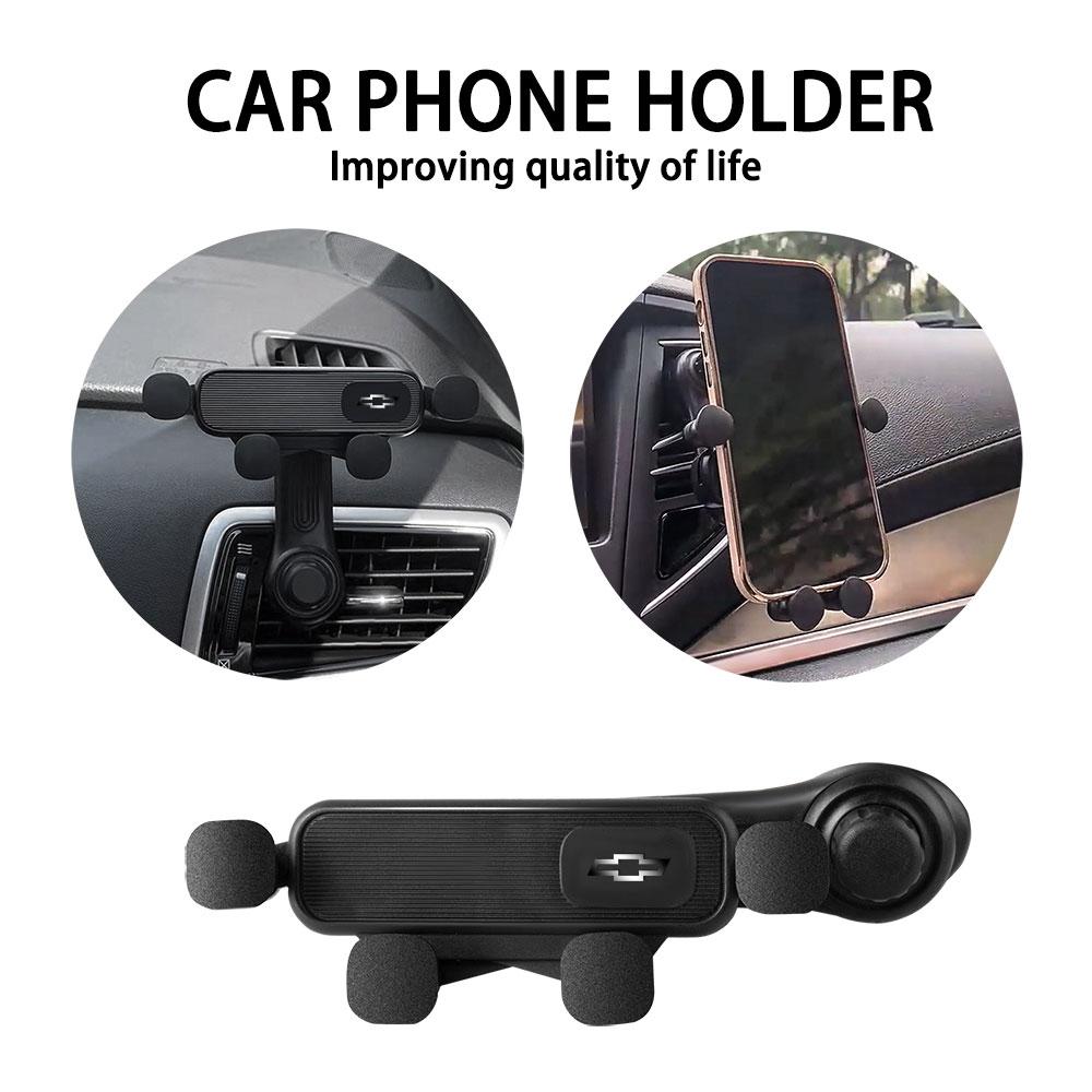 Gravity Car Phone Holder 360 Rotate Air Vent Smartphone Bracket Telephone Auto Stand For Chevrolet XL Spark Cruze Malibu Captiva LZ3