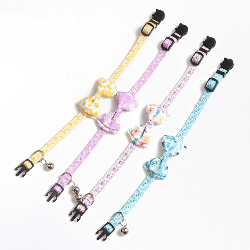 Cat Durable Fashionable Collar Ribbon Design Butterfly Bow Tie Length Adjustable