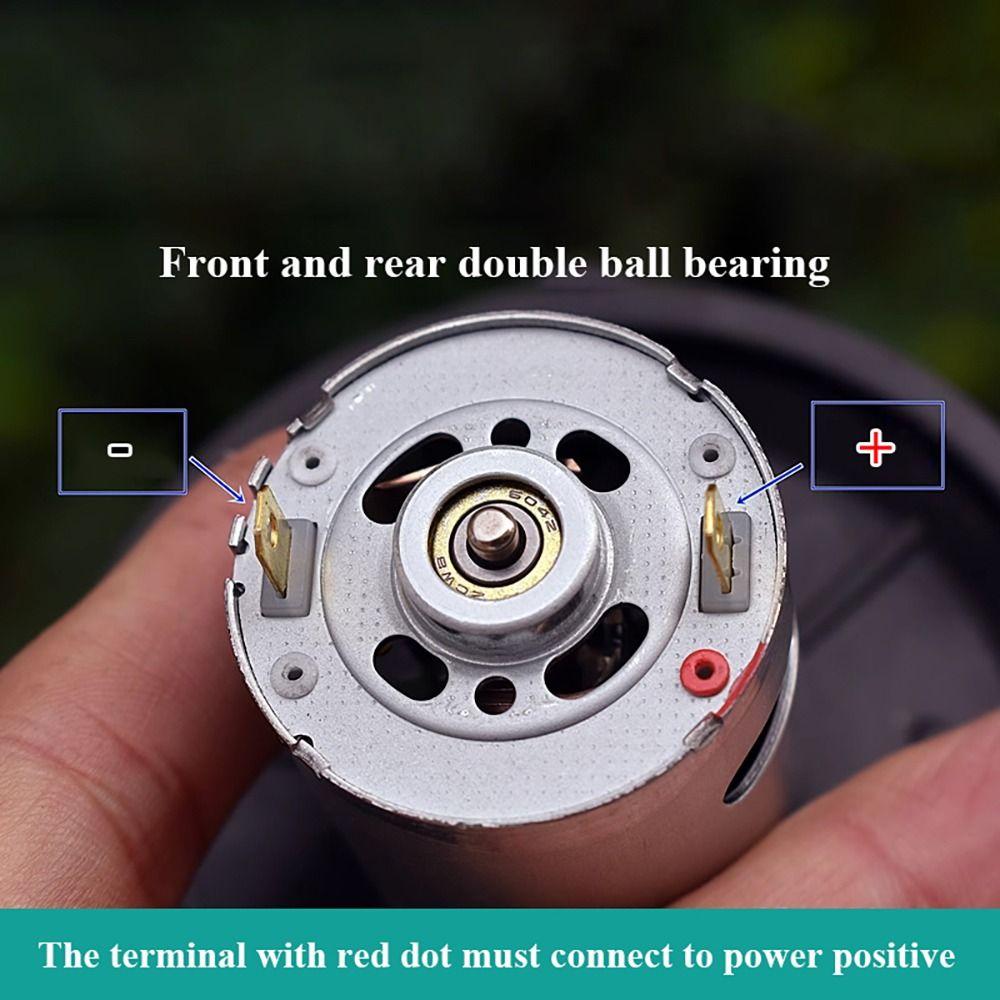 Powerful DC 21.6V 120W Brushless Motor RS-545 5.2A High Speed Fan Electric Blade Home Cleaning Tool Fan Motor Vacuum Cleaner