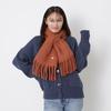 Moonbat PAUL & JOE ACCESSOIRES Volume Scarf, Wool Blend, Solid Color, 52168, Terracotta
