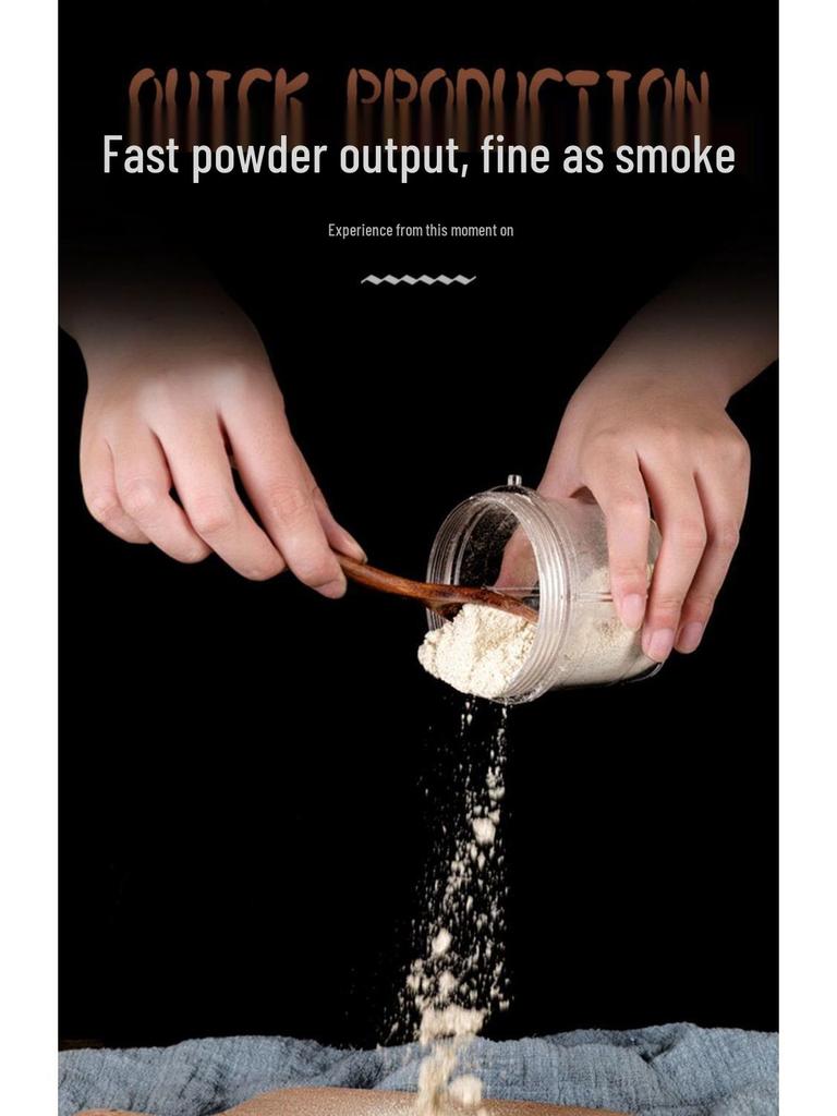 Compact Dual-Use Grain and Spice Grinder for Fine and Wet Processing 